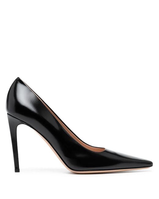 Gianvito Rossi Black 95Mm Tokio Leather Pumps