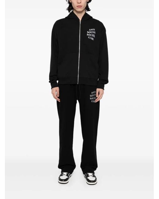 ANTI SOCIAL SOCIAL CLUB Men's Black Mind Games Glitter Hoodie