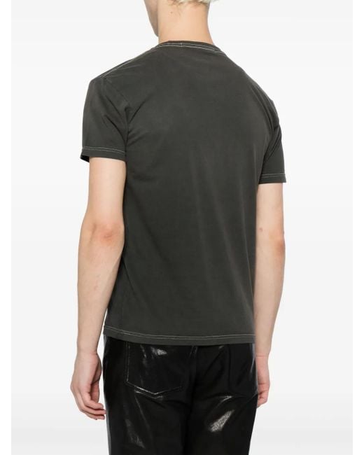 メンズ Cout de la Liberte ビーズトリム Tシャツ Black