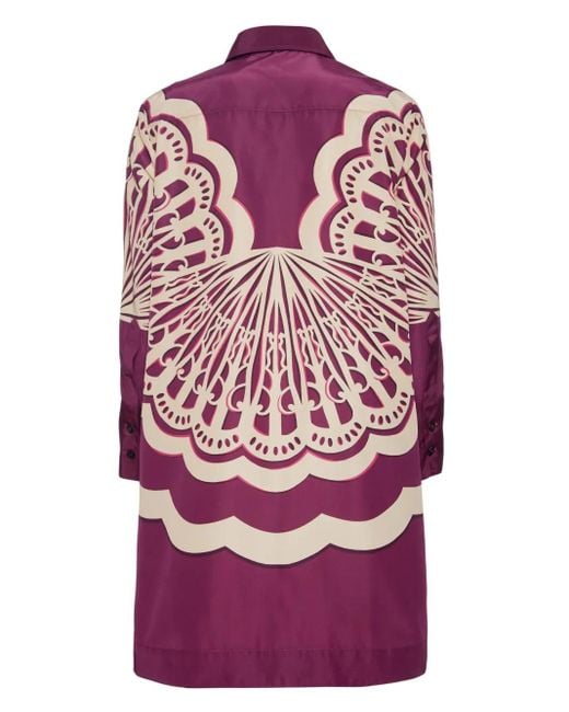 LaDoubleJ Blousejurk in het Purple