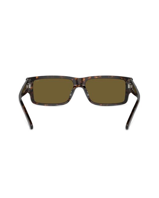 DIESEL Brown 0Dl2003 Rectangle-Frame Sunglasses for men