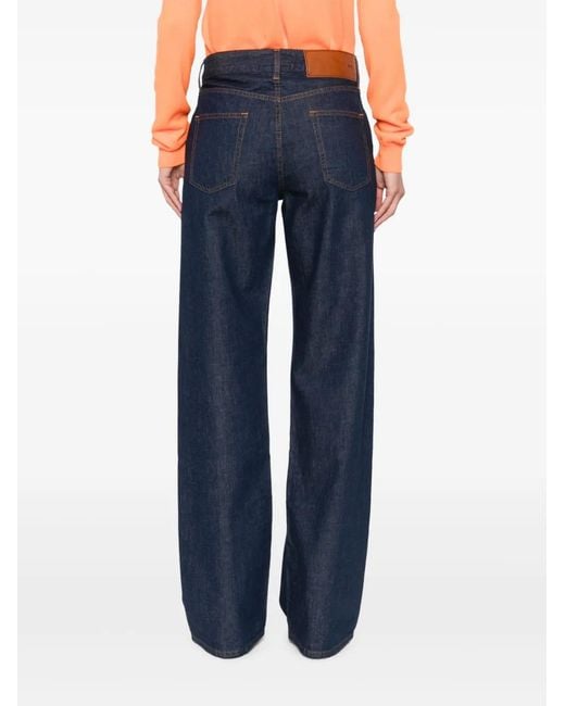 Jacob Cohen Blue Straight-Leg Jeans