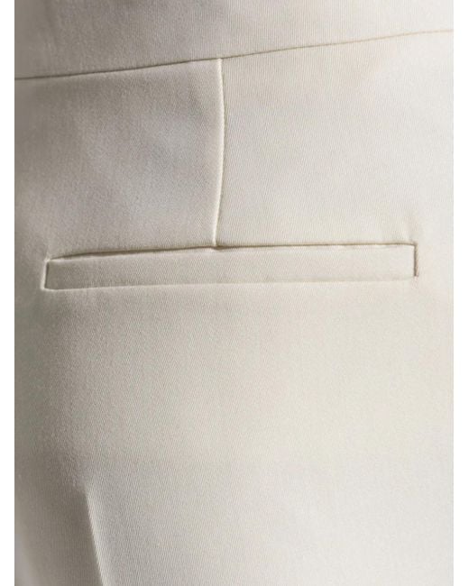Givenchy White Tailored Flared Trousers