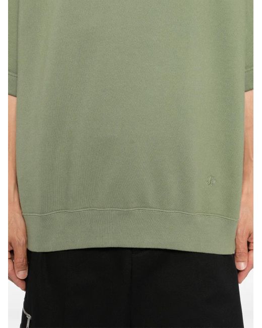 Jil Sander Green Short-Sleeved T-Shirt for men
