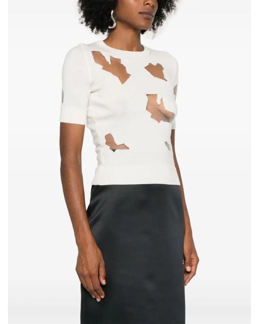 Viktor & Rolf White Knitted Top