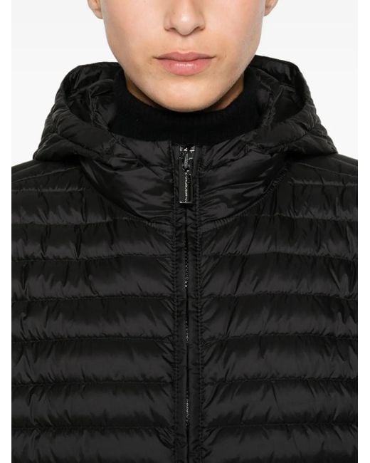 Colmar Black Quilted Hooded Jacket