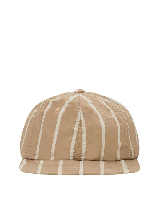 Aimé Leon Dore Natural Striped-Pattern Crusher Hat for men