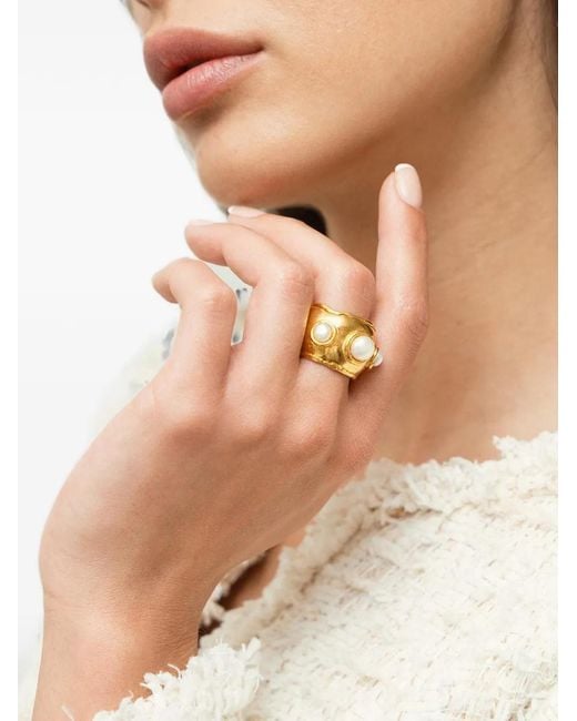 Sylvia Toledano Natural Dune Pearl-Embellished Ring