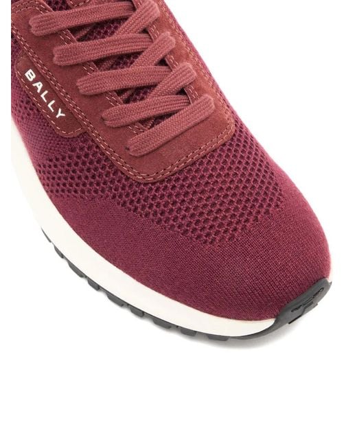 Bally Purple Outline Sneakers