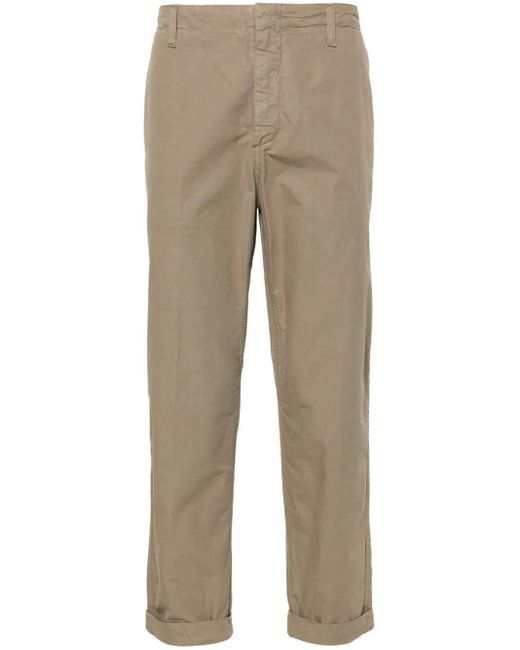 Pantalones capri de talle medio Dondup de hombre de color Natural
