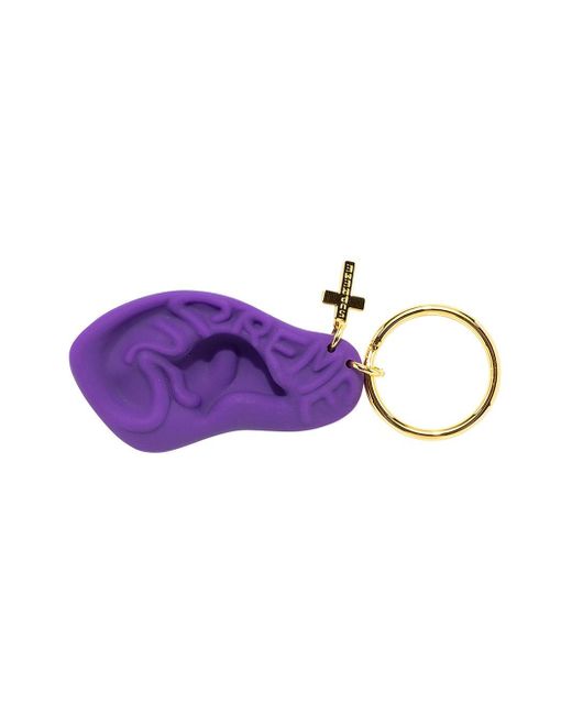 Supreme Rubber Logo-embossed Ear 