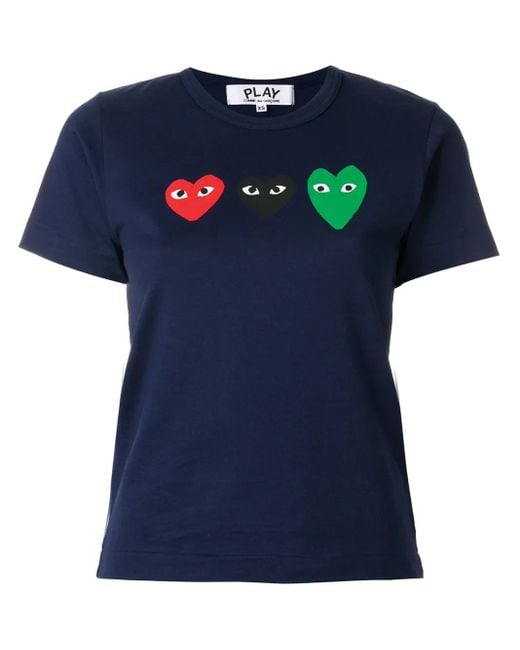 COMME DES GARÇONS PLAY Multicolor Logoed Belt