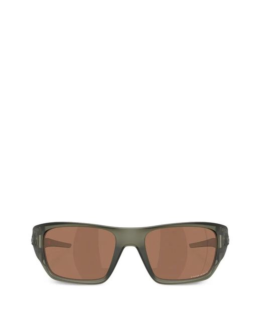 Oakley Green Masseter Rectangle-Frame Sunglasses for men