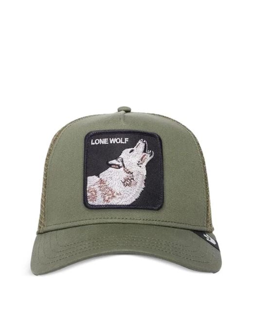 Goorin Bros Green Lone Wolf Mesh-Panel Cap for men