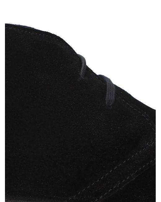 メンズ Astorflex レースアップ スエードシューズ Black