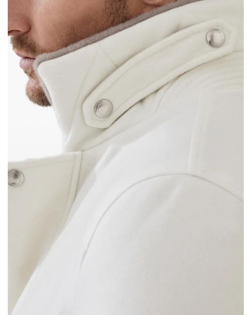 メンズ Brunello Cucinelli カシミア ボンバージャケット White