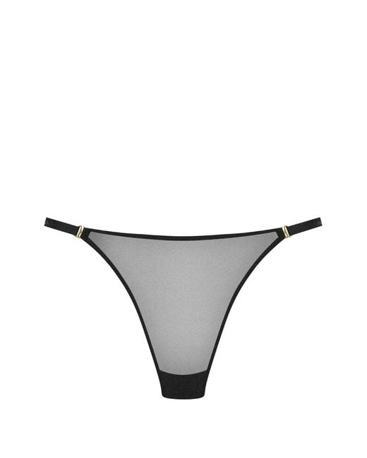 Maison Close Black Corps À Corps Ministring Thong