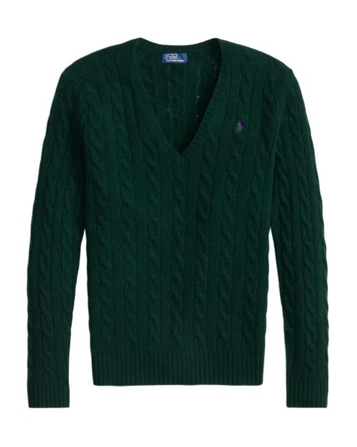 Pull En Maille Torsadée Polo Ralph Lauren en coloris Green
