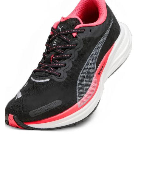 Baskets Deviate Nitro 2 /Fire Orchid' PUMA en coloris Black