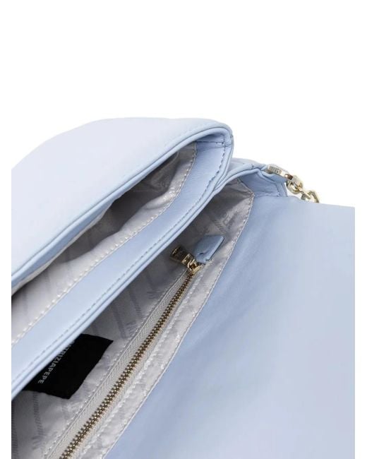 Patrizia Pepe Blue Logo-plaque Cross Body Bag