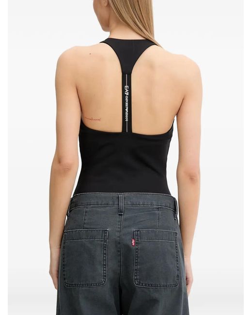 EA7 Romper Met Logodetail in het Black