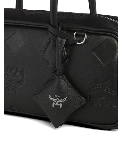 MCM Black Maxi Aren East West Shoulder Bag