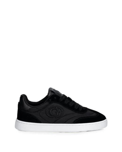 Logo-Patch Sneakers di Guess in Black