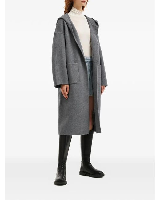 B+ AB Gray Hooded Pocket Jacket