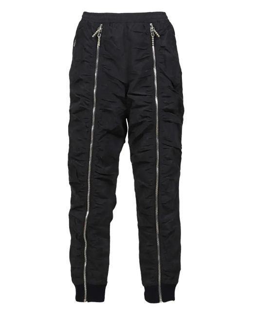Pantaloni Con Zip Decorativa di THUG CLUB in Black