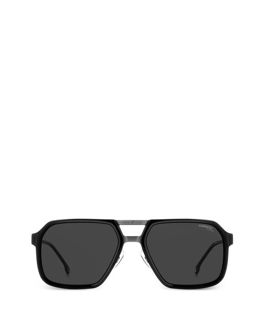 Carrera Black Geometric-Frame Sunglasses for men