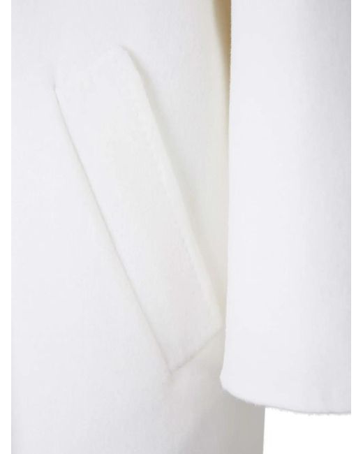 Abrigo Con Botones Peserico de color White