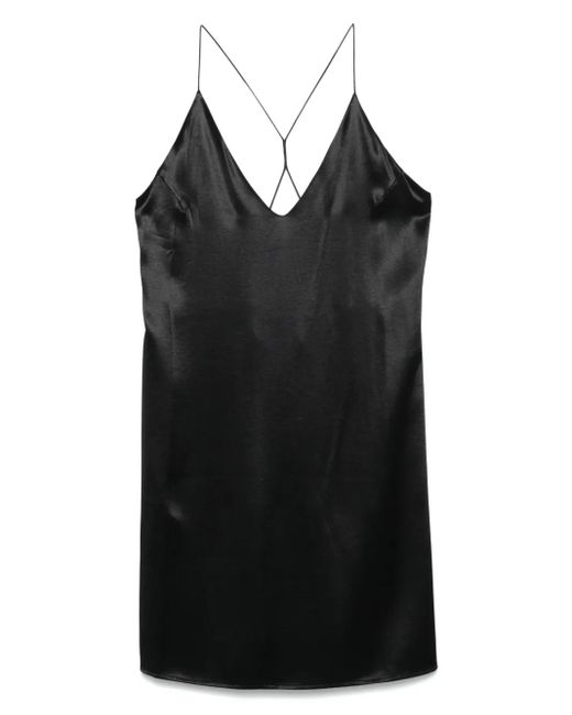 THE NINA STUDIO Duchess Mini Dress in Black | Lyst