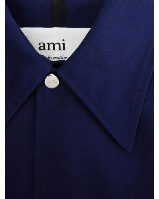 Sobrecamisa con cierres de presión AMI de hombre de color Blue