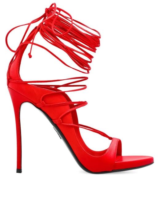 DSquared² Red X Vaquera Sandalen Mit Schnürung 120Mm