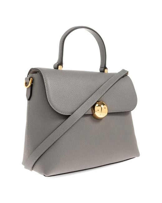 Furla Gray Moonlight Tote Bag