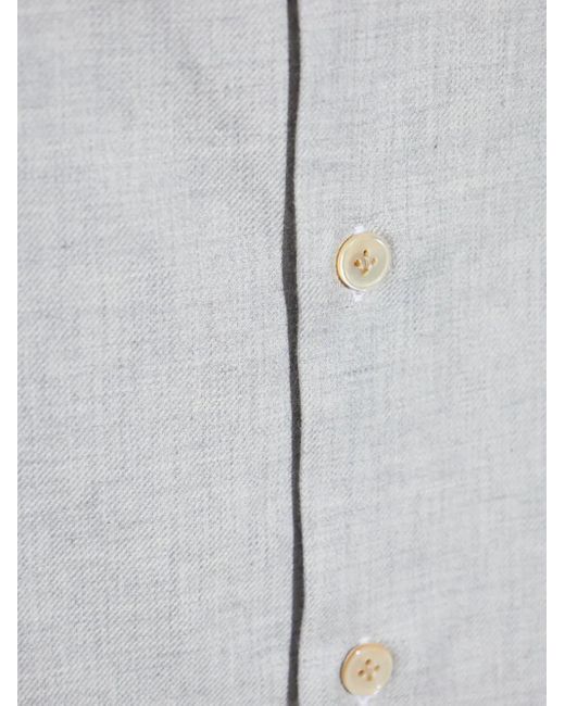 Eleventy Button-Up Lichtgewicht Overhemd in het White voor heren