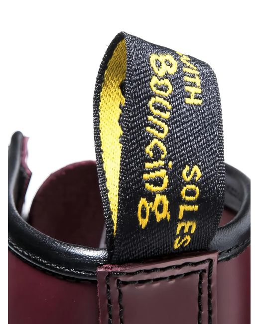 Dr. Martens Purple Lace-Up Leather Boots for men