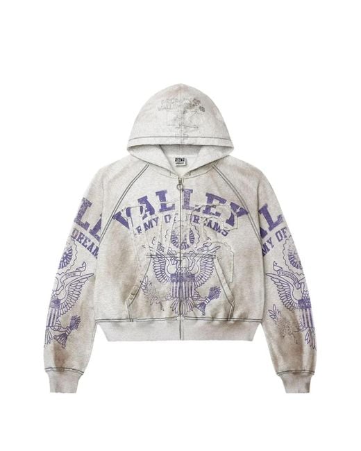 VALE FOREVER ジップアップパーカーLサイズ メンズ VALE FOREVER Army ジップアップパーカー ホワイト | Lyst