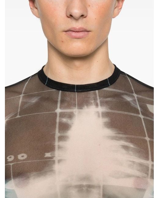 Jean Paul Gaultier Blue Squeletor Top