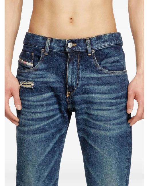 DIESEL Blue D-Strukt Slim-Fit Jeans for men