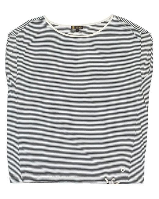 Loro Piana Gray Striped Cashmere Vest