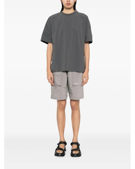 Spoonyard Gray Solotex 3D Patch Pockets Shorts