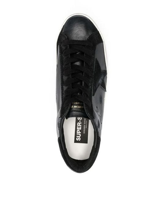 Golden Goose Deluxe Brand Black Super-Star Trainers for men