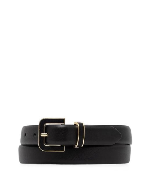 Cinturón Con Hebilla DKNY de color Black