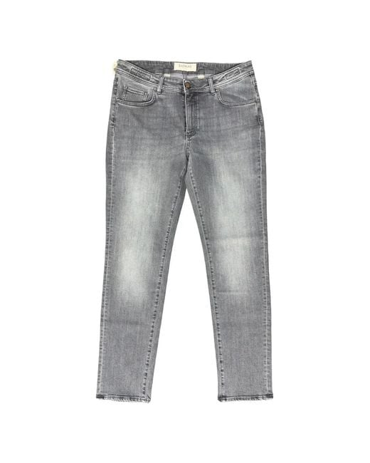 BARMAS Gray Jean Dean À Effet Délavé for men