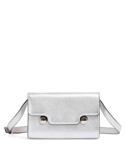 Borsa Trunkaroo Mini di Marni in White