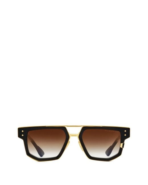 Dita Eyewear Metallic Mach-Nine Geometric-Frame Sunglasses for men