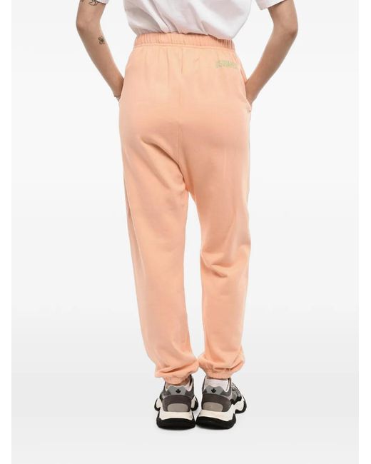DSquared² Pink Logo-Print Drawstring-Fastening Track Pants