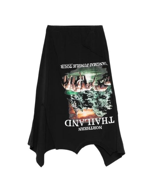 Vetements Black Thailand Tourist Upside-Down T-Skirt
