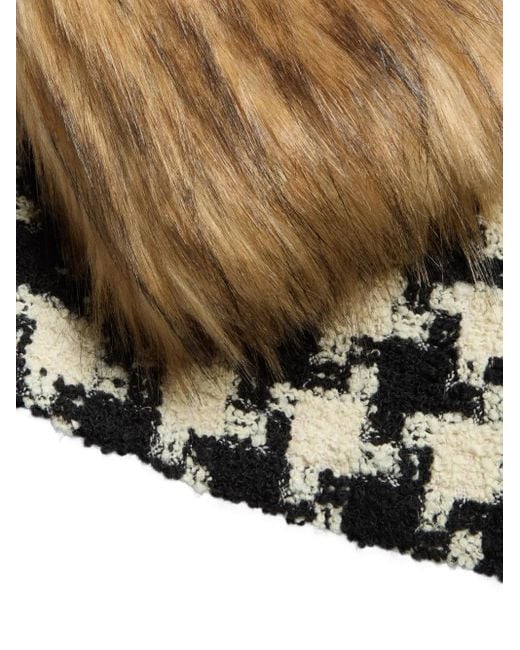 Valentino Garavani Black Houndstooth Tweed Jacket